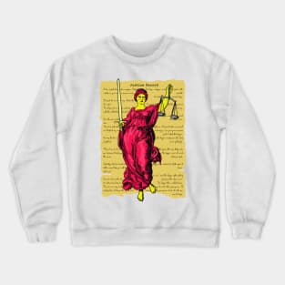 Justice Record Crewneck Sweatshirt